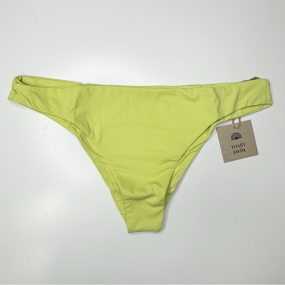 TOAST SWIM x Free People Bikini Bottom in Paradise Green Sz M - Picture 3 of 8